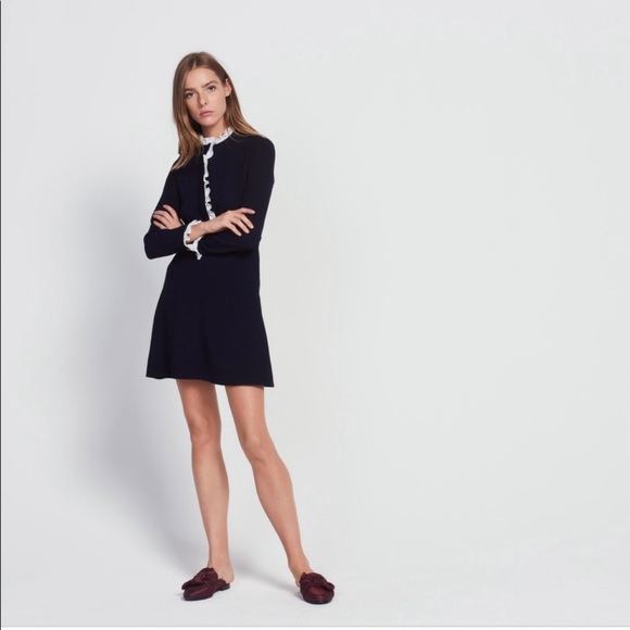 Sandro long sleeve short dress - Picture 2 of 9